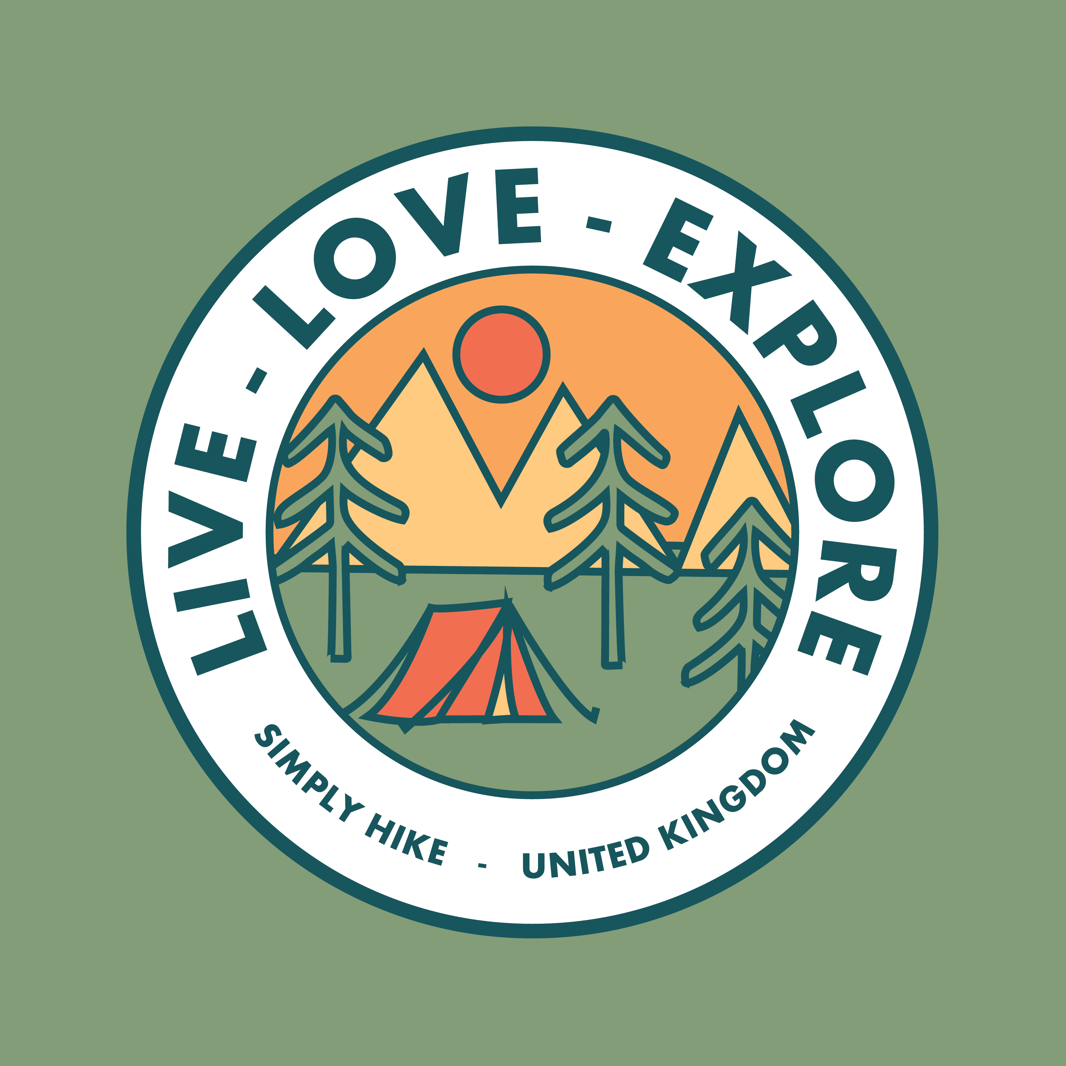 Graphic artwork for Simply Hike