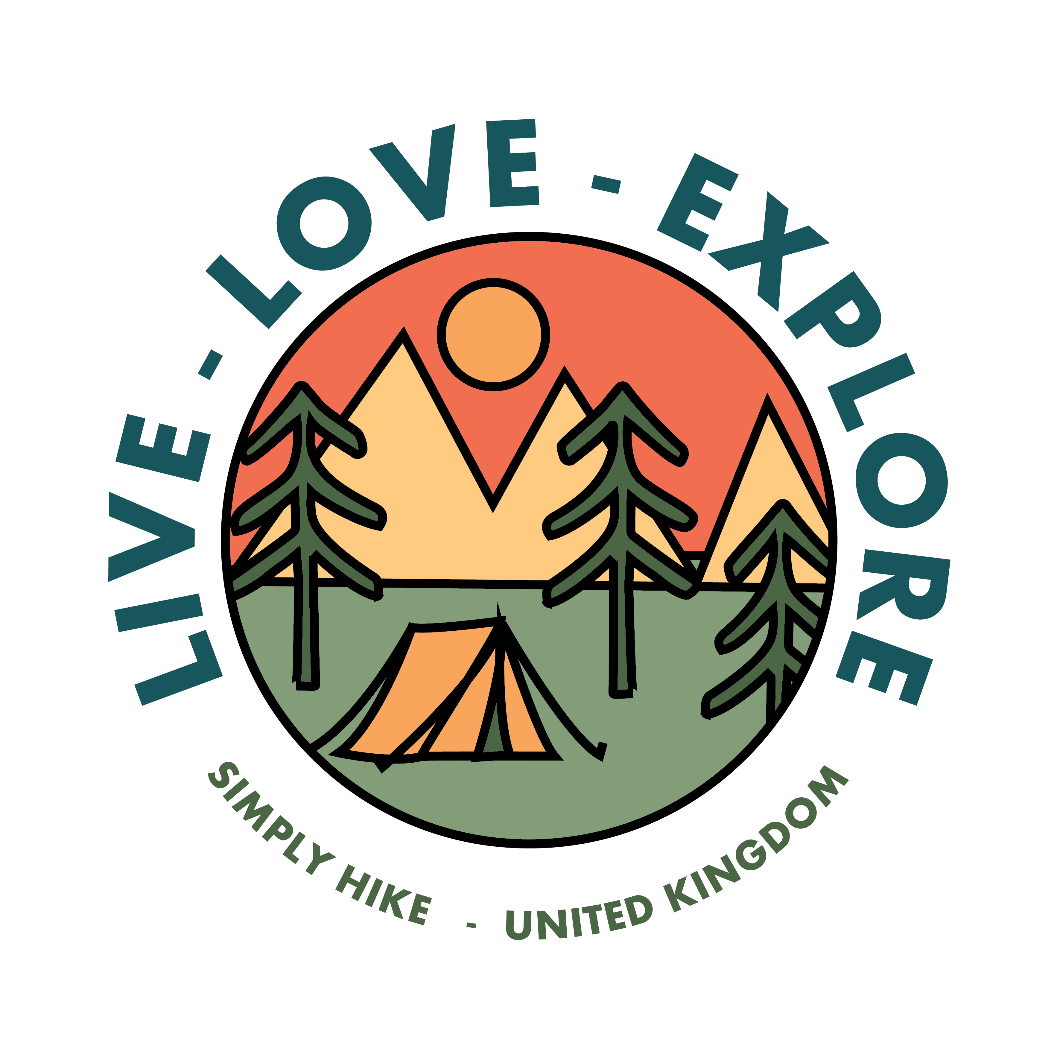 Graphic artwork for Simply Hike