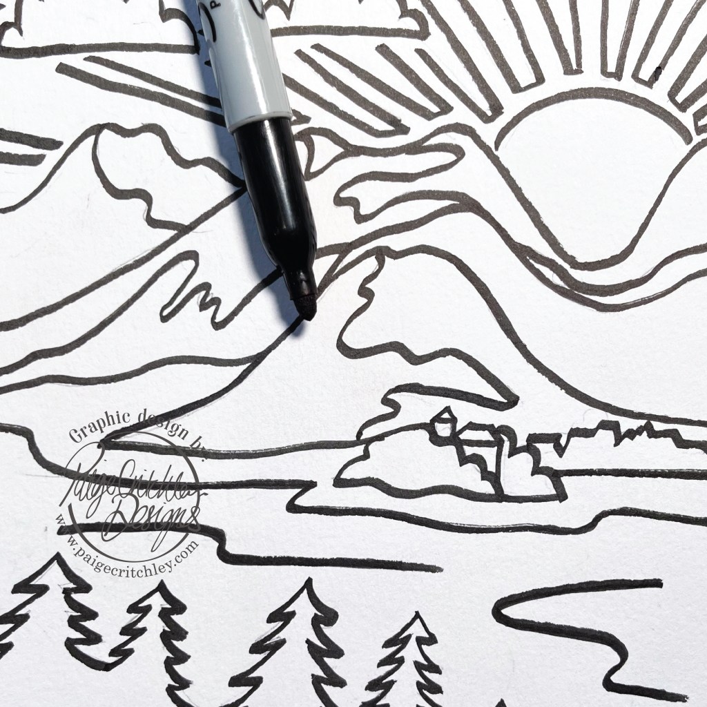 Annecy location graphic for Bleubird by paigecritchley.com