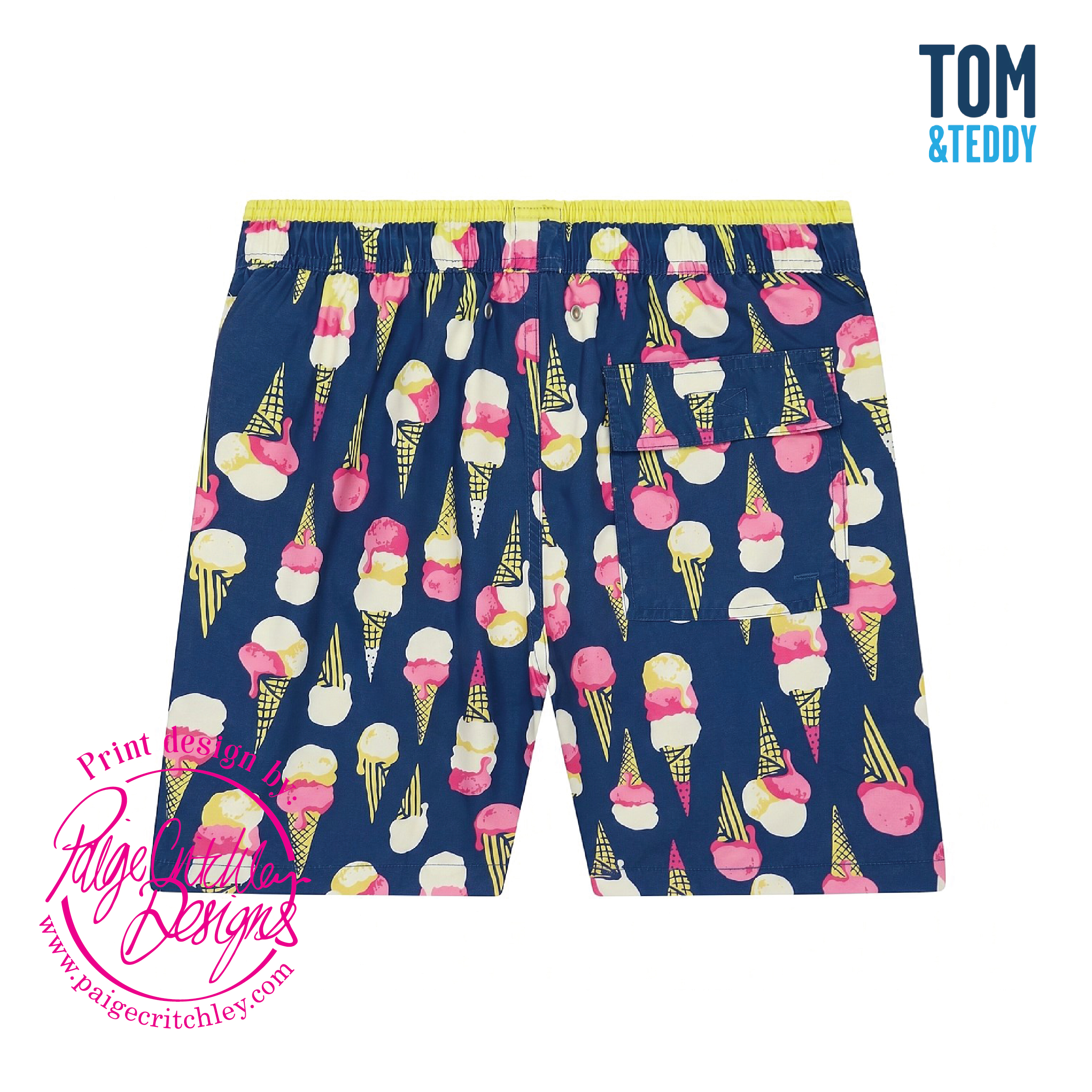 'Gelato' print design by paigecritchley.com for Tom & Teddy brand