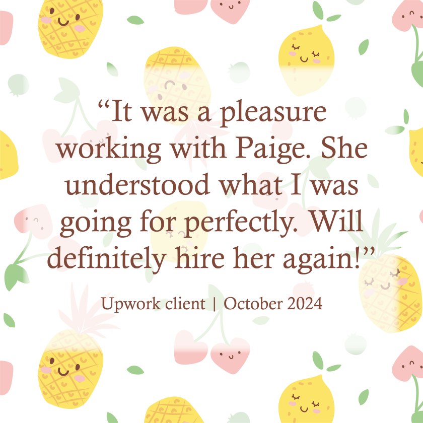 Feedback from Upwork client