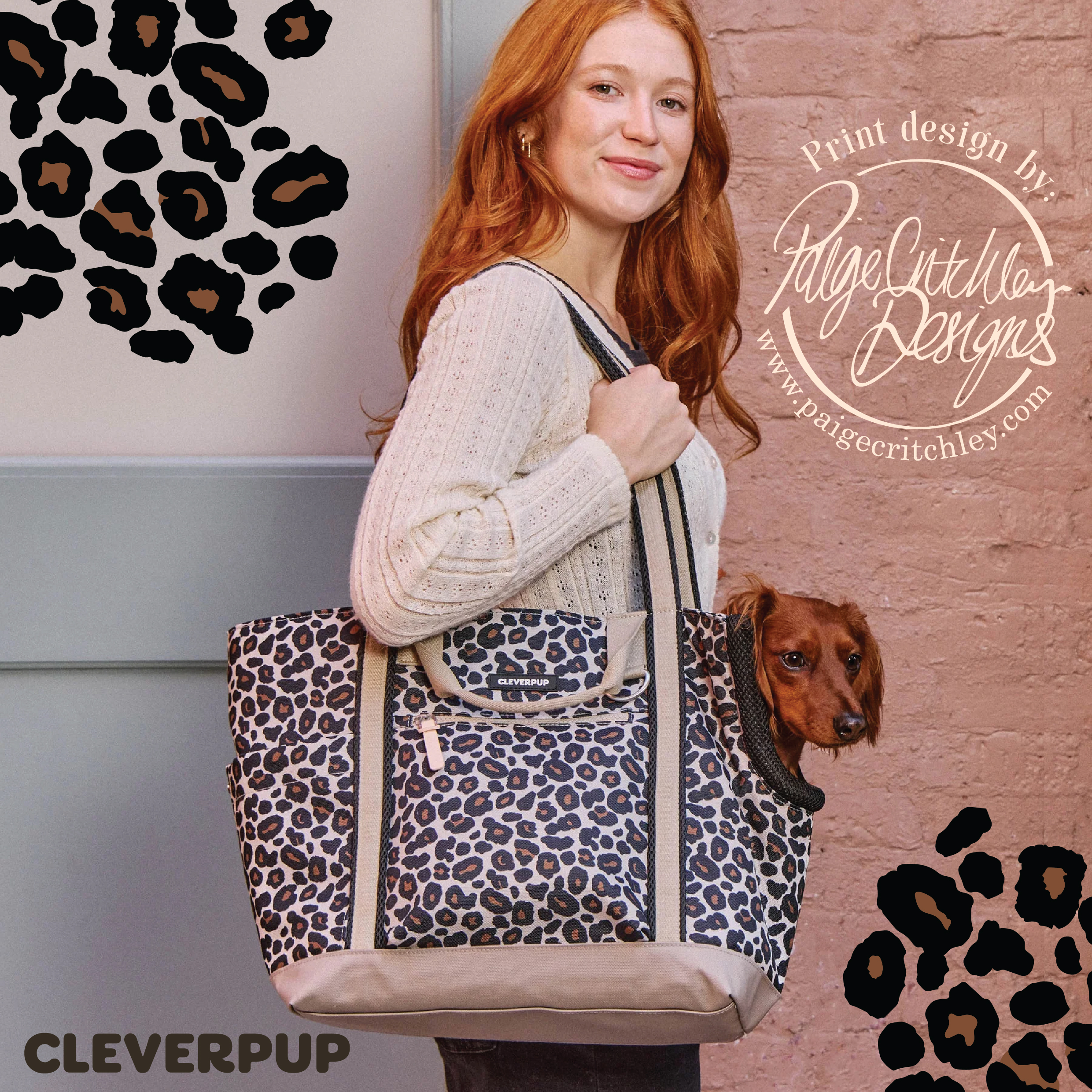 Stylish Leopard Print Design for Dog Accessories – Paige Critchley