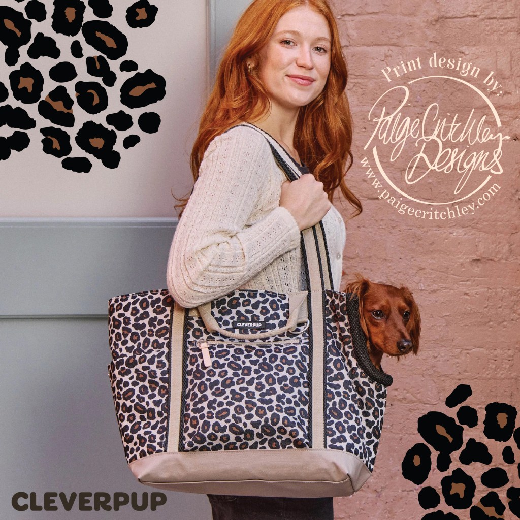 Leopard spot print for Cleverpup. Designed by paigecritchley.com Print Designer