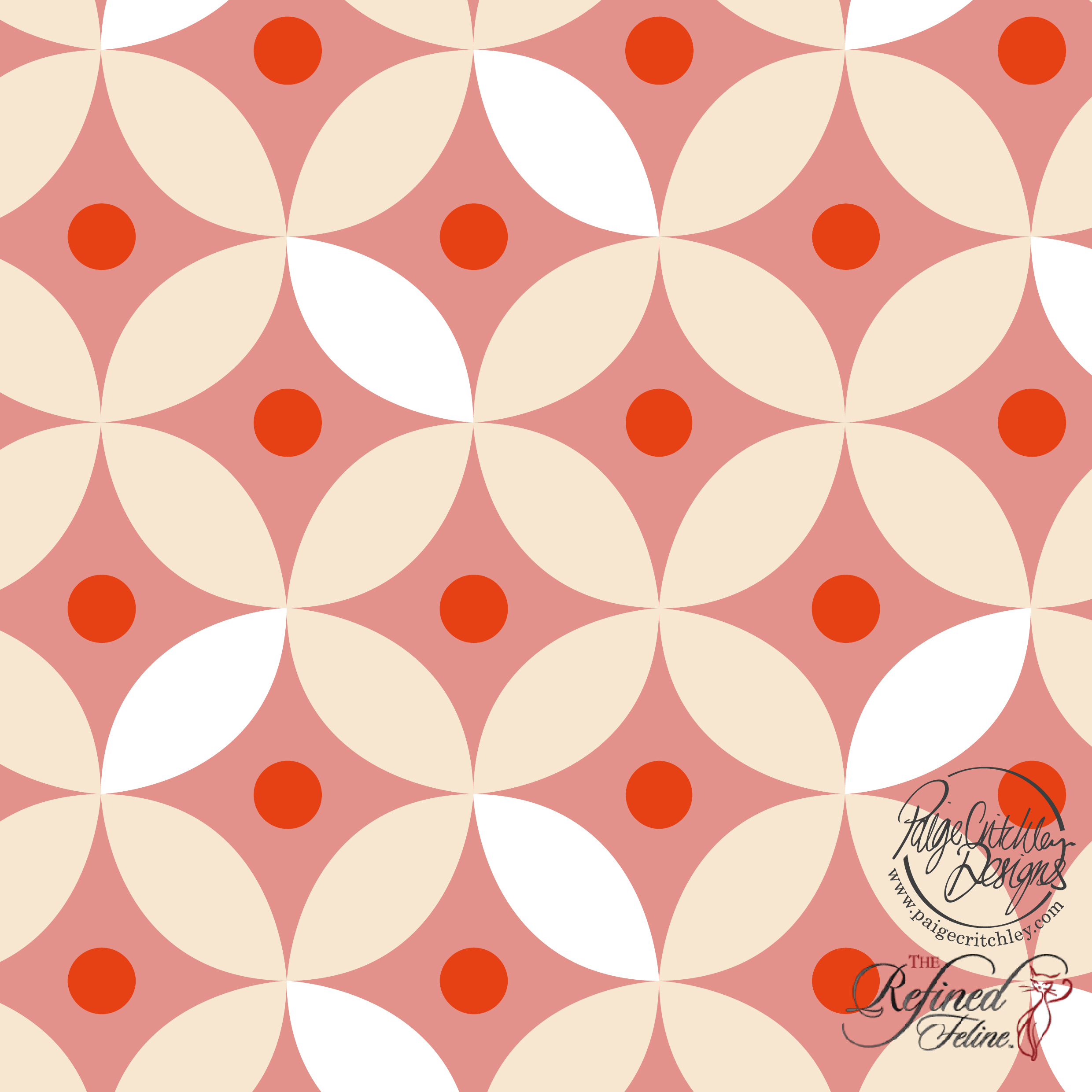 Cat furniture artwork for The Refined Feline - designed by paigecritchley.com