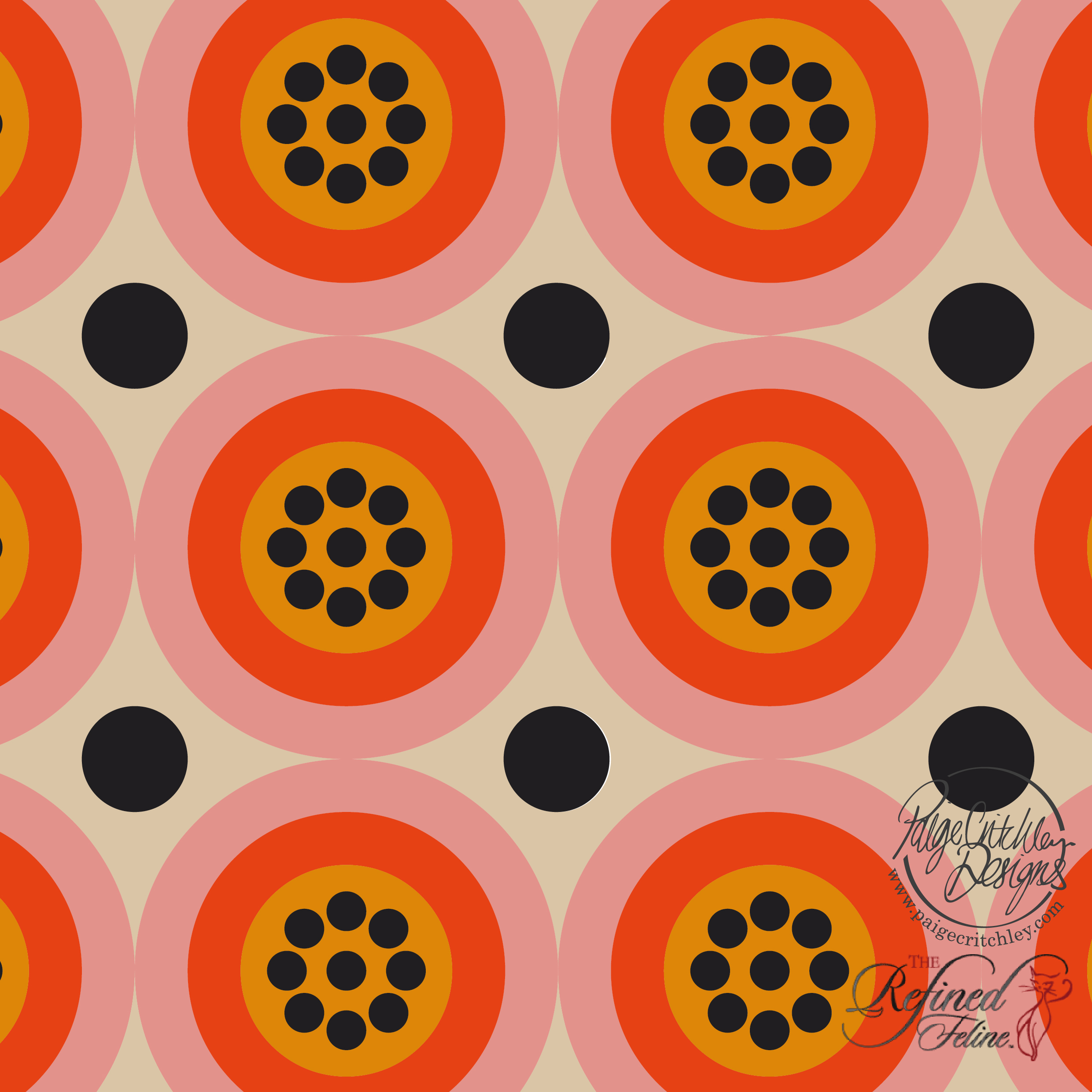 Cat furniture artwork for The Refined Feline - designed by paigecritchley.com