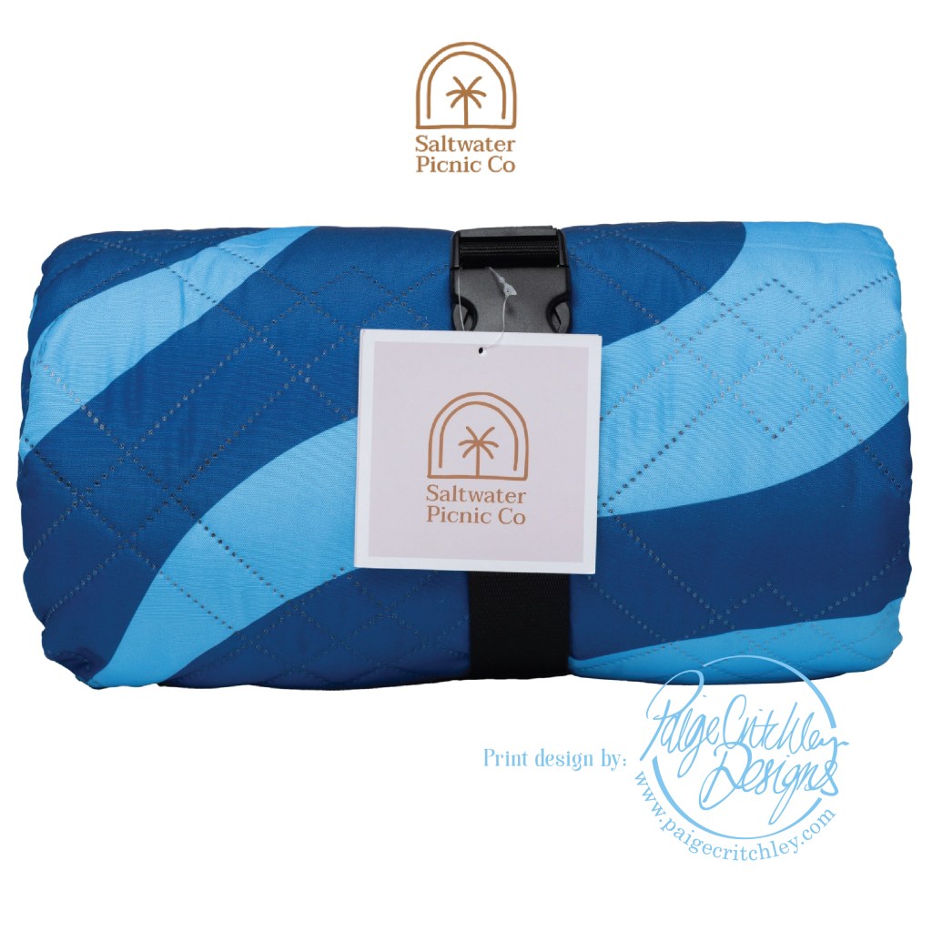 Ocean ripple print designed by paigecritchley.com