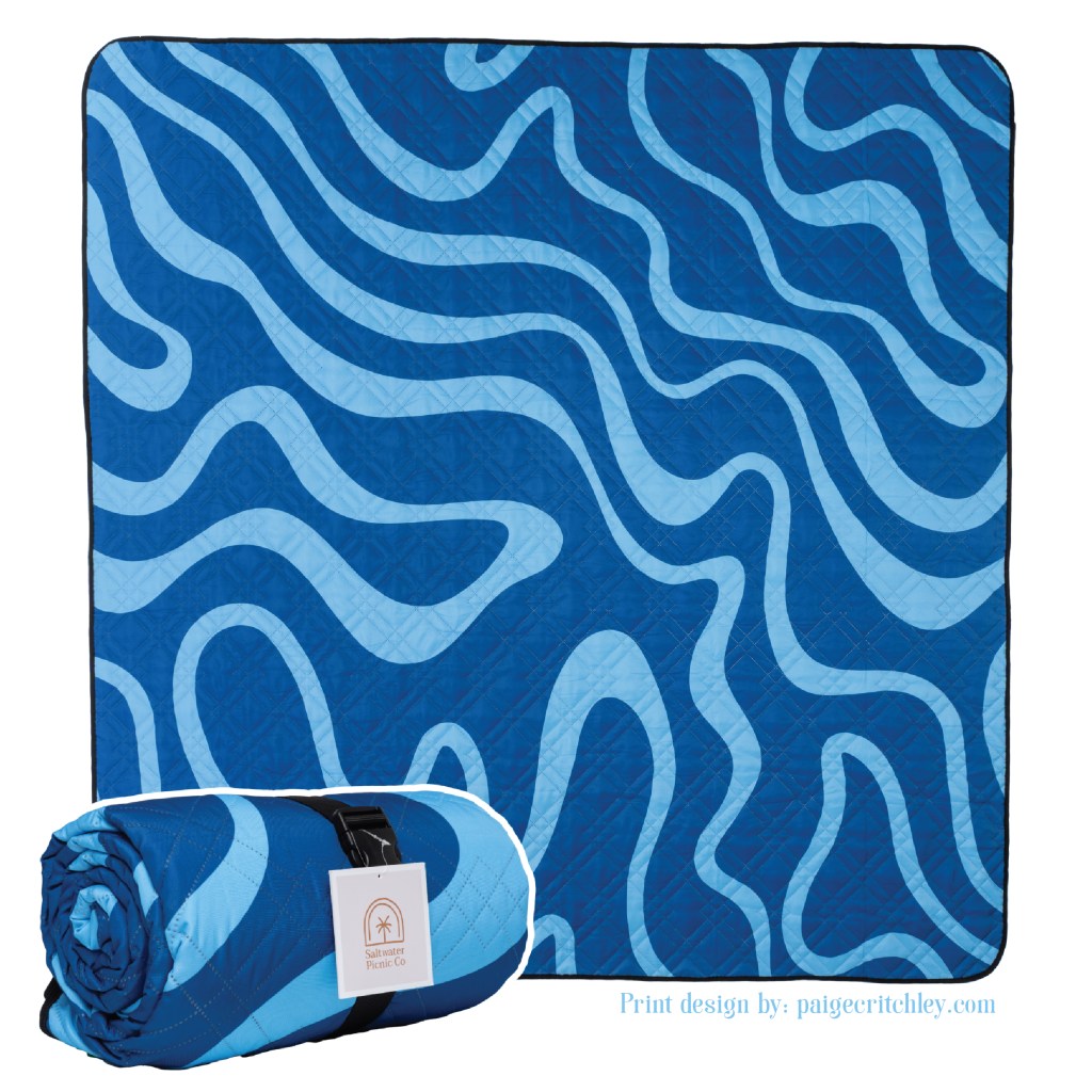 Ocean ripple print designed by paigecritchley.com