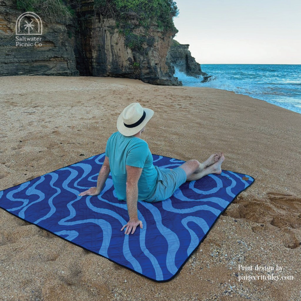 Ocean ripple print designed by paigecritchley.com