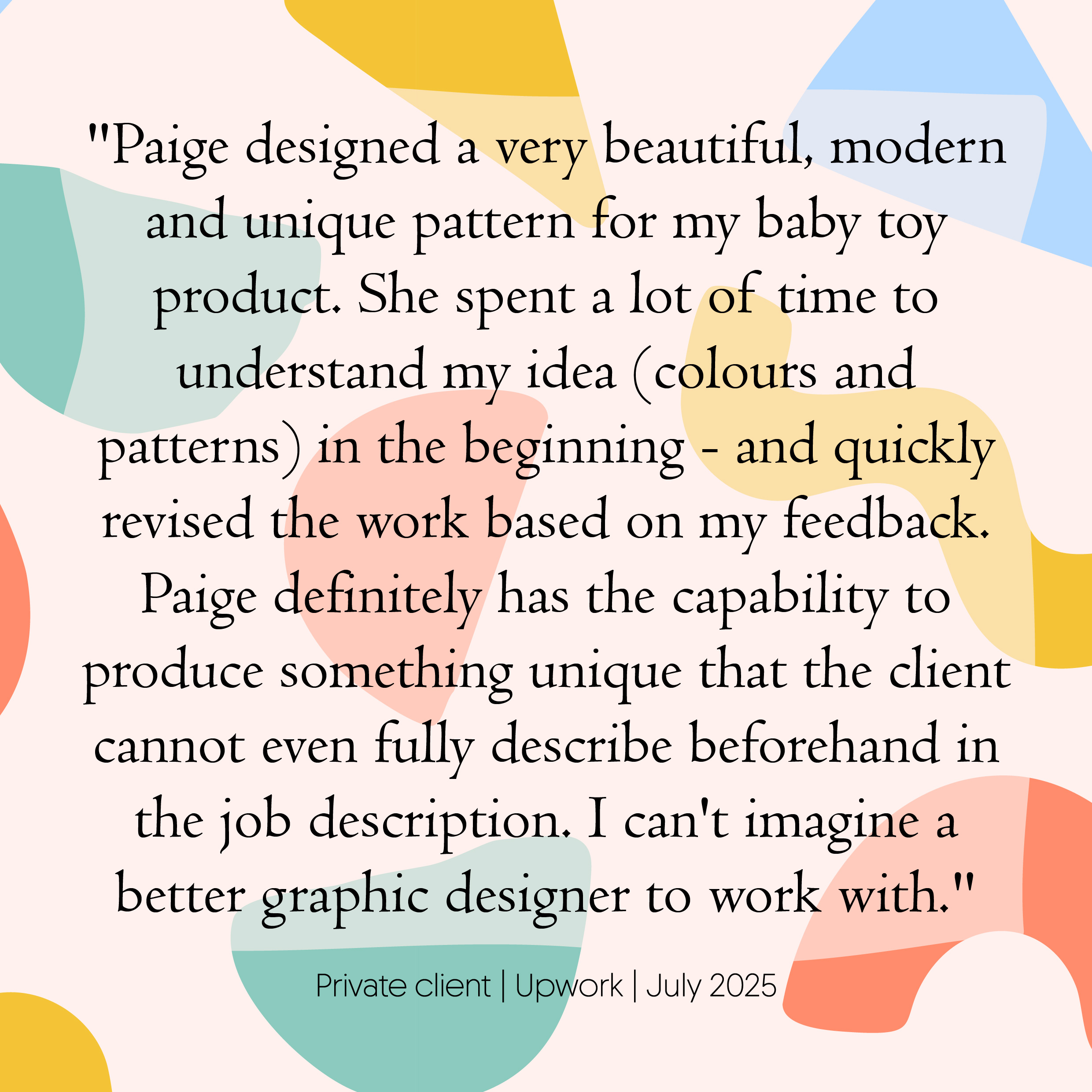 Review Upwork July 2025 paigecritchley.com