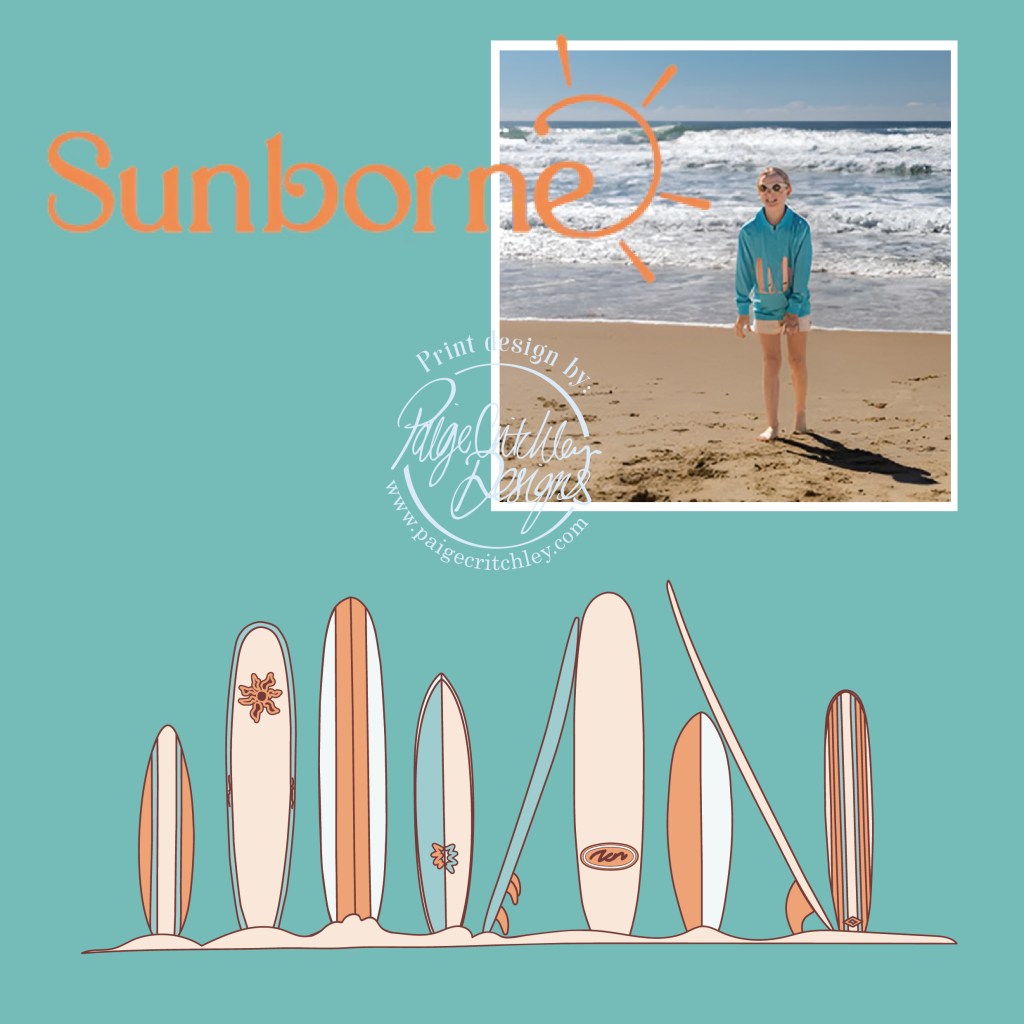 Print designs for Sunborne - by paigecritchley.com