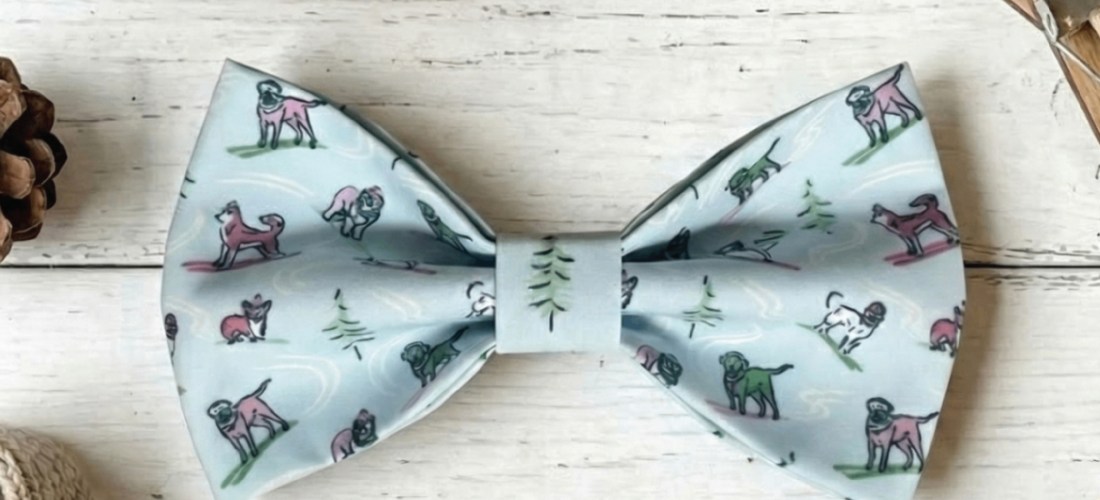 Skiing dogs design for The Spotty Snout. Print design by paigecritchley.com