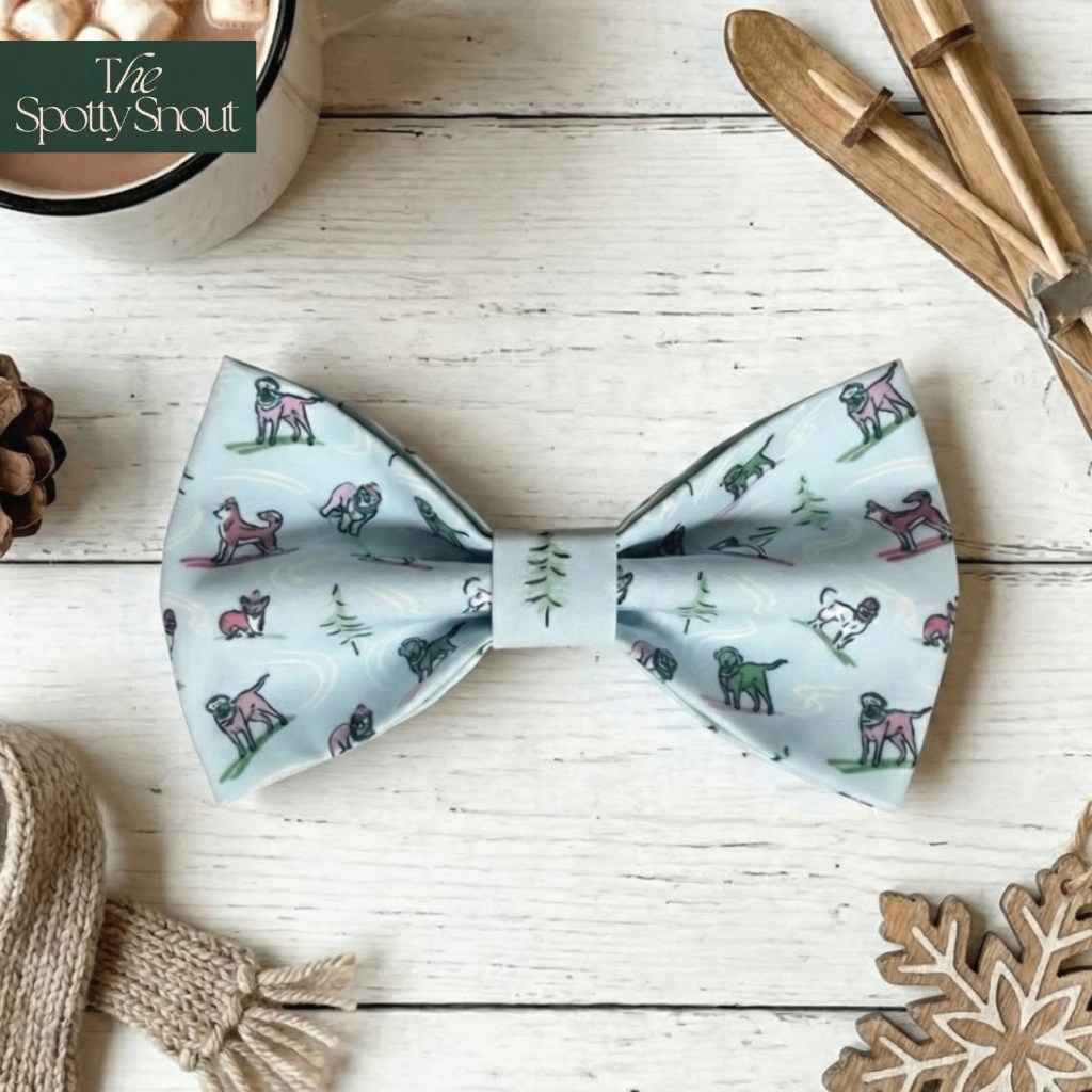 Skiing dogs design for The Spotty Snout. Print design by paigecritchley.com