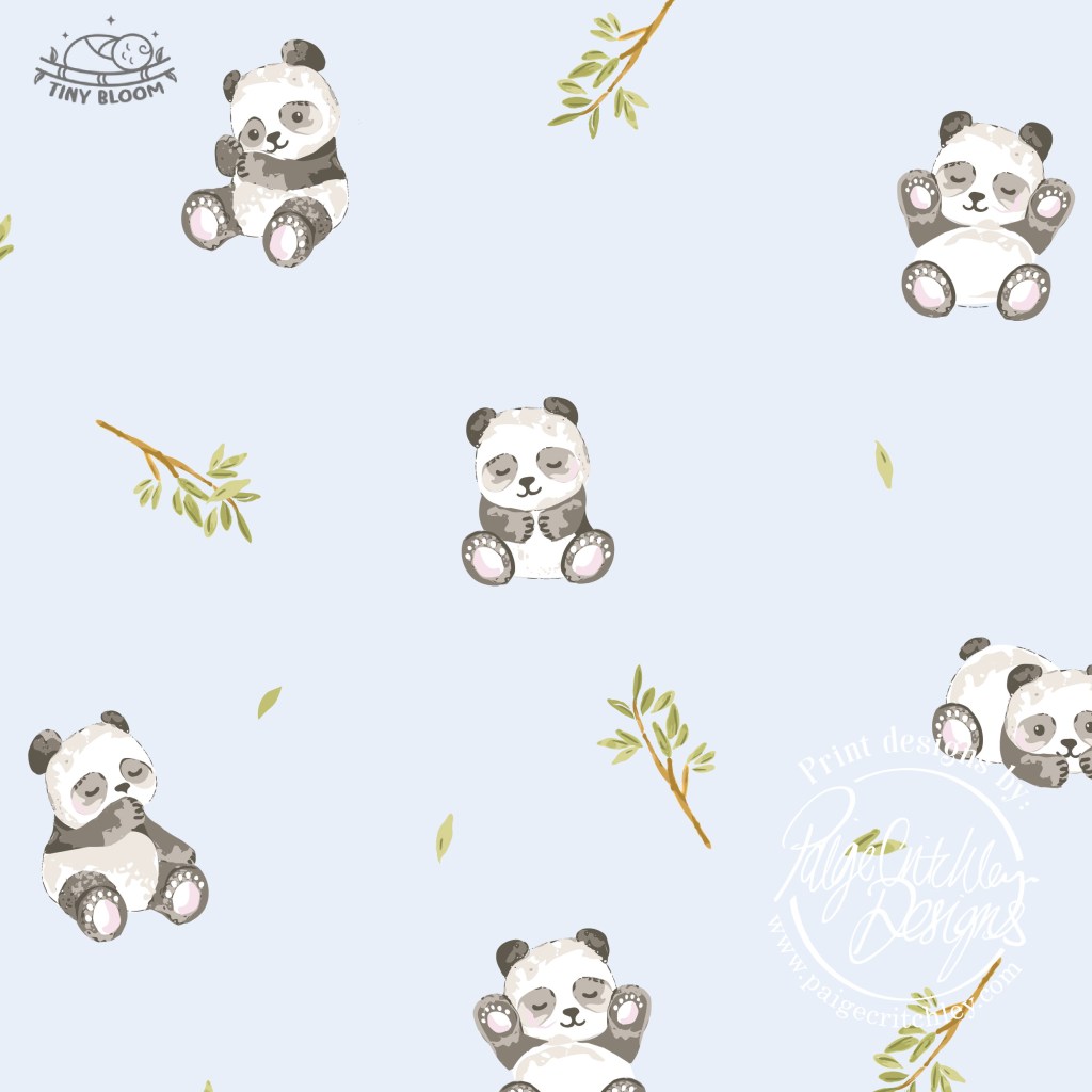 Panda print design for Tiny Bloom paigecritchley.com