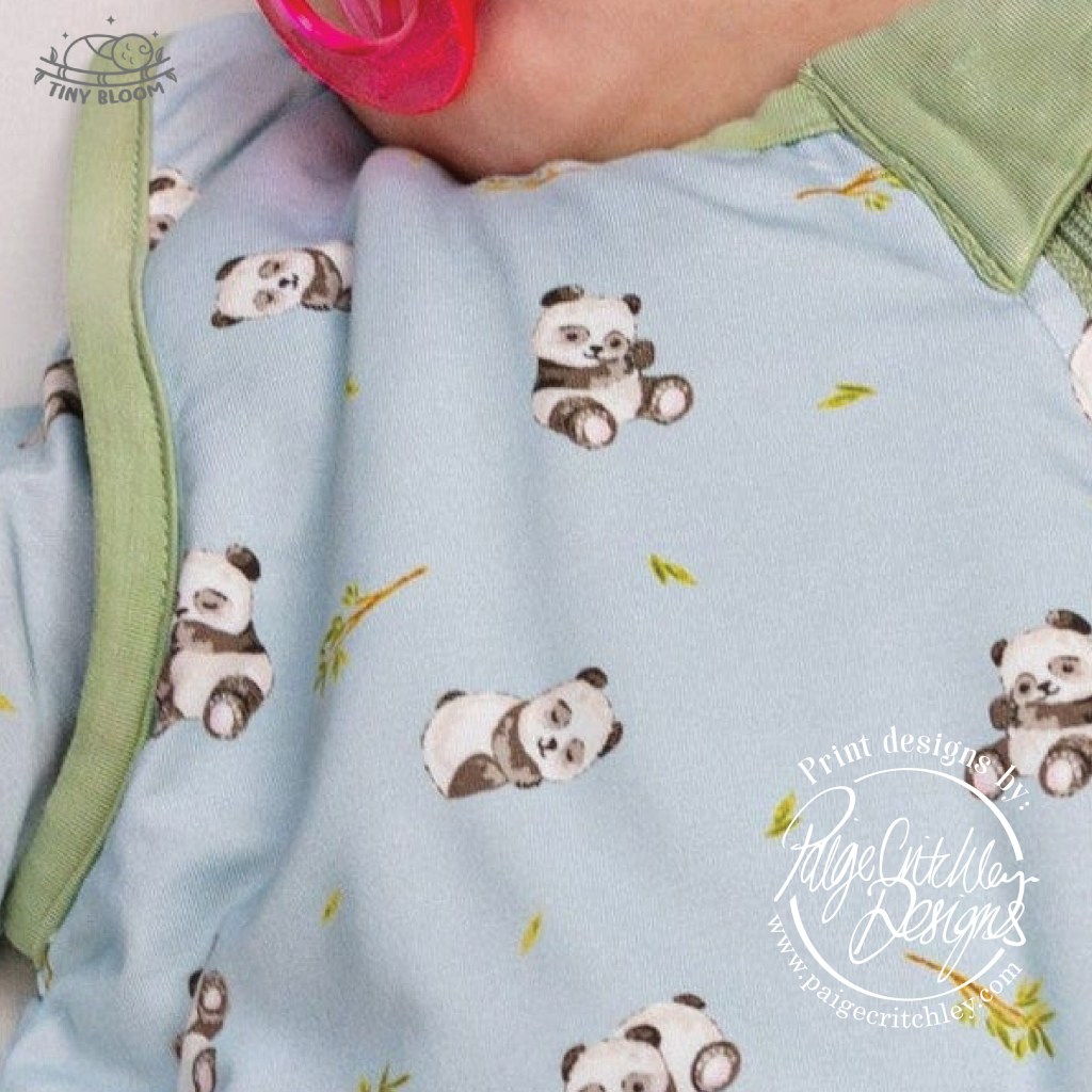Panda print design for Tiny Bloom paigecritchley.com