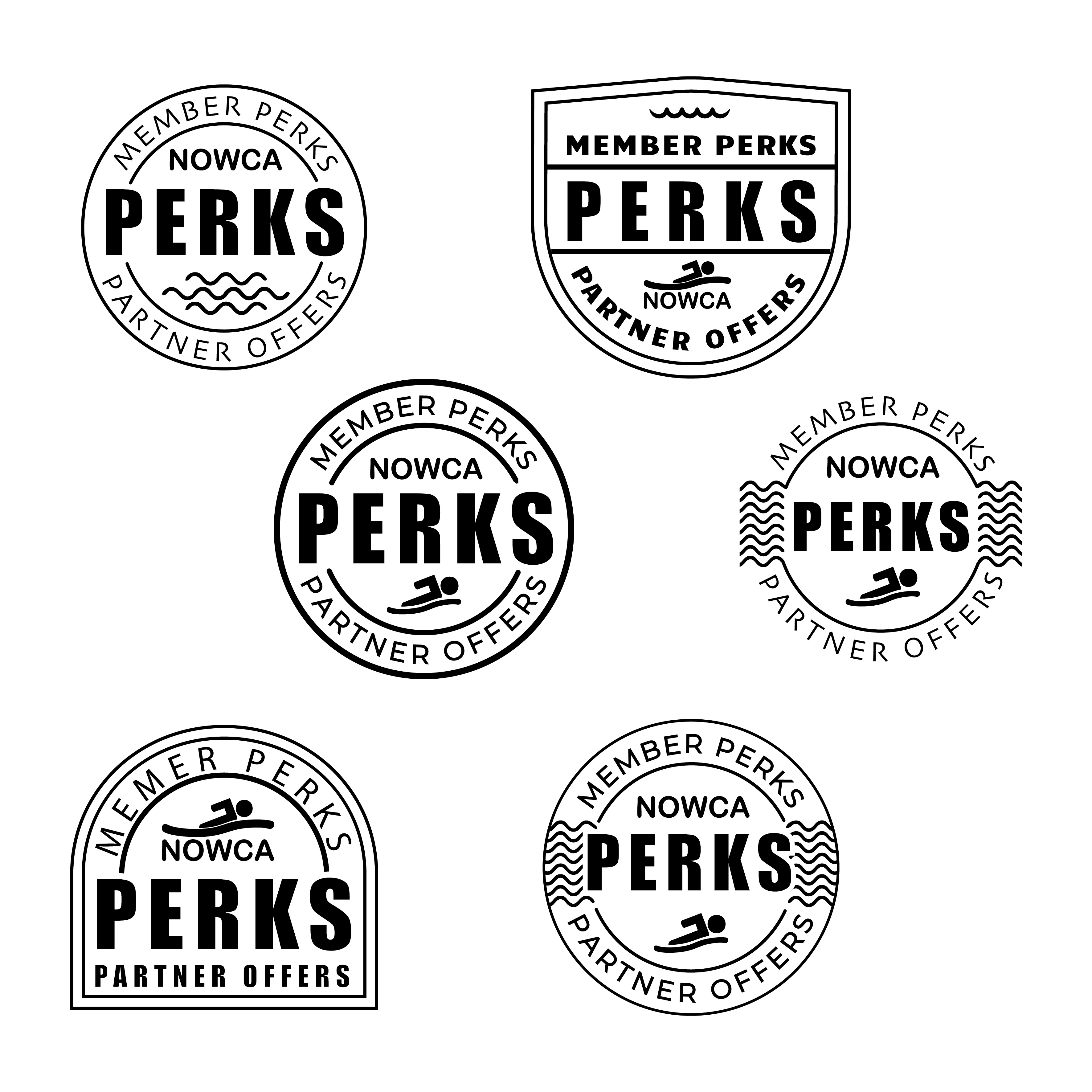 NOWCA perks logo workings
