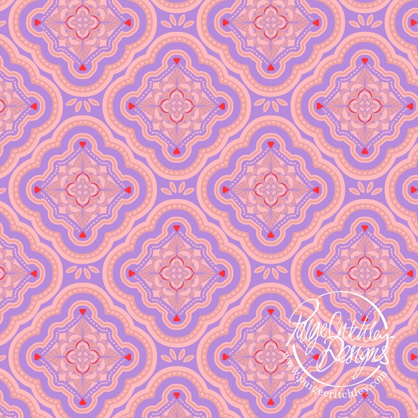 mandala design with watermark by Paige Critchley Designs