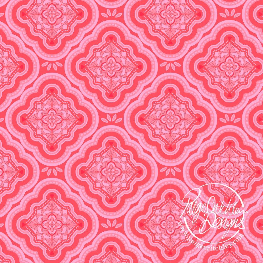 mandala design with watermark by Paige Critchley Designs