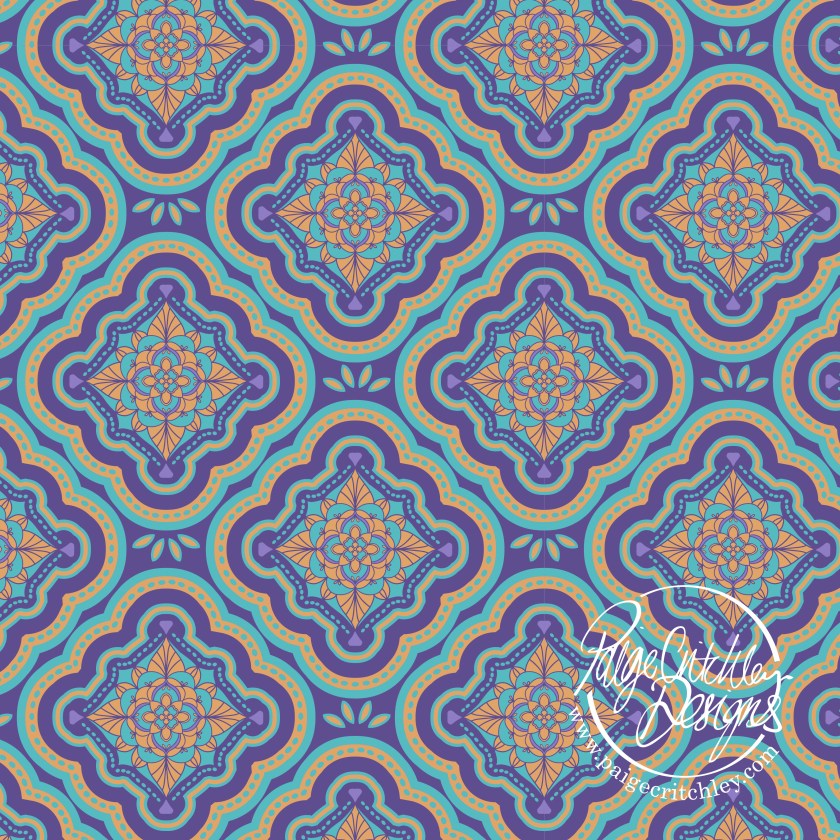 mandala design with watermark by Paige Critchley Designs