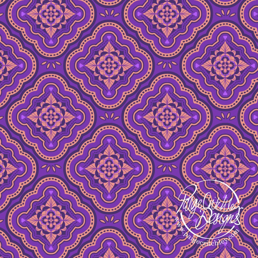 mandala design with watermark by Paige Critchley Designs