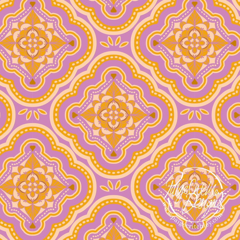 mandala design with watermark by Paige Critchley Designs