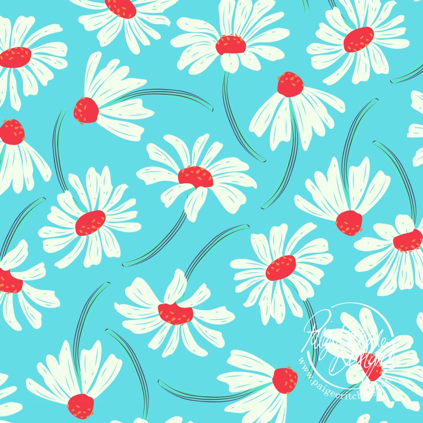 Abstract daisy print - Paige Critchley Designs