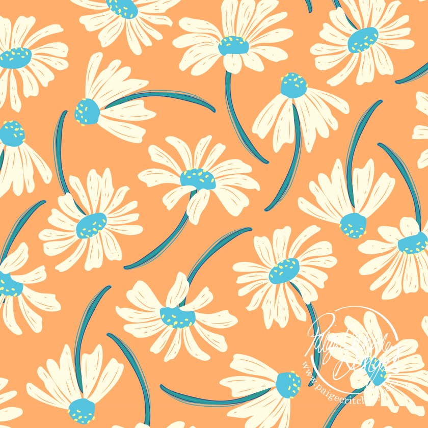 Abstract daisy print - Paige Critchley Designs