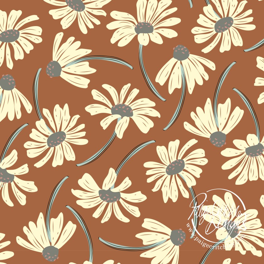 Abstract daisy print - Paige Critchley Designs