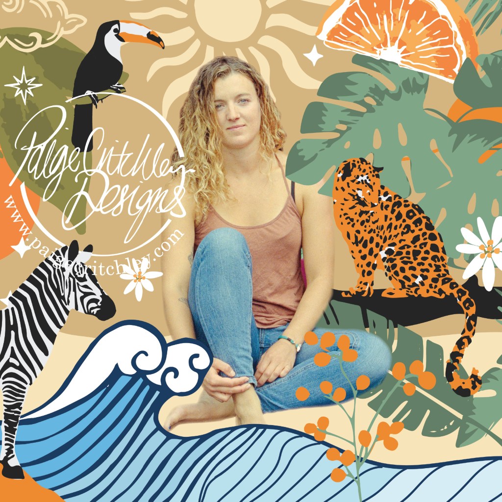 I'm a print and graphic designer inspired by the ocean and nature. Visit paigecritchley.com to view my portfolio and hire me.