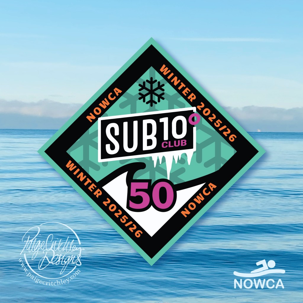 NOWCA Sub10 Club badges - designed by paigecritchley.com