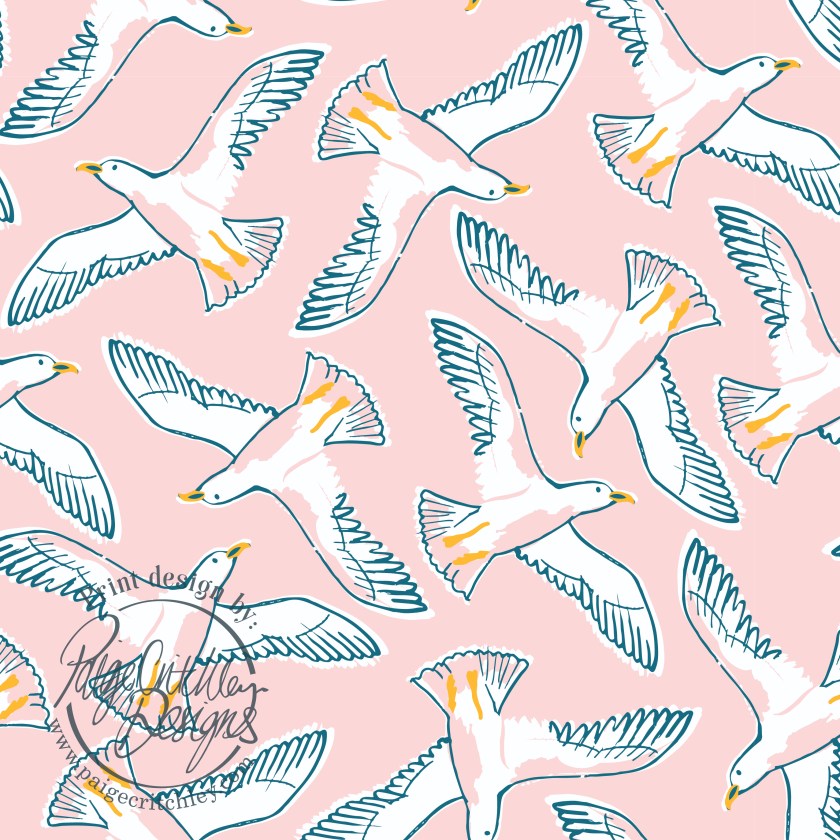 seagulls print by paigecritchley.com available to purchase non-exclusively.