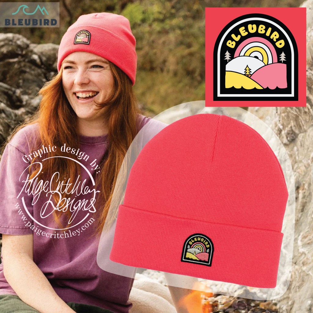 Graphic for Bleubird. Rainbow Arch. By paigecritchley.com