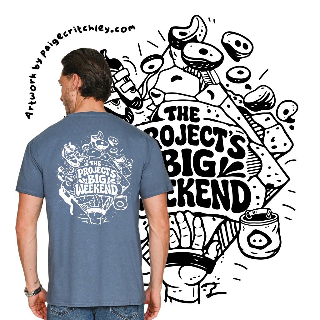 The projects big weekend poster design by paigecritchley.com