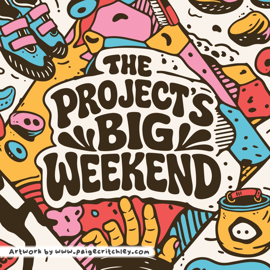 The projects big weekend poster design by paigecritchley.com