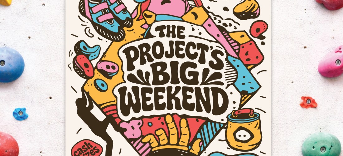 The projects big weekend poster design by paigecritchley.com