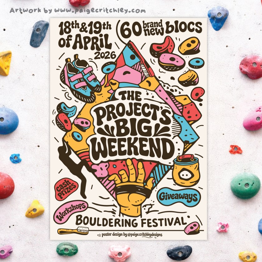 The projects big weekend poster design by paigecritchley.com